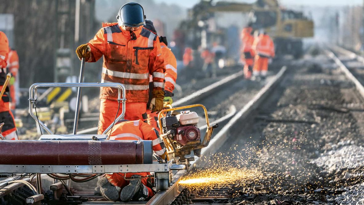 Gleisbauarbeiten